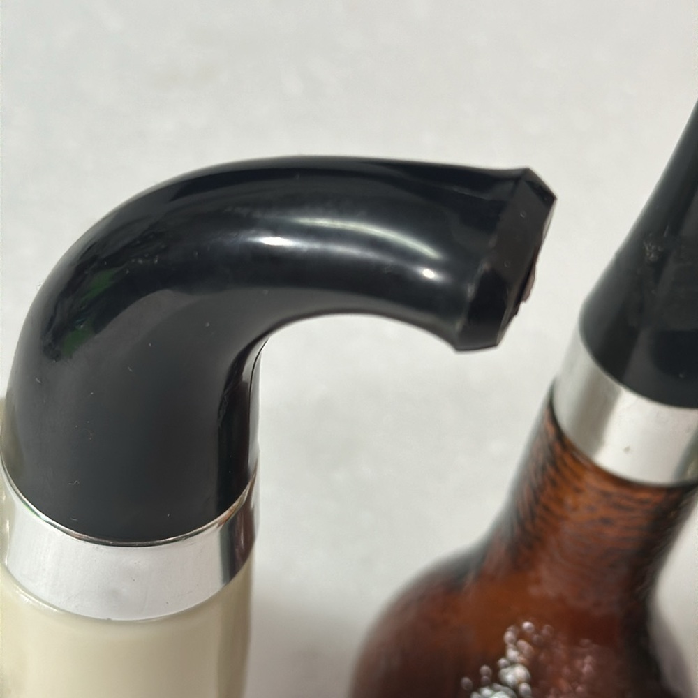 Vintage (4) Pipes Cologne Bottle‎ Empty Decanter Avon 1 Sherlock Holmes Bulldog - Picture 9 of 13